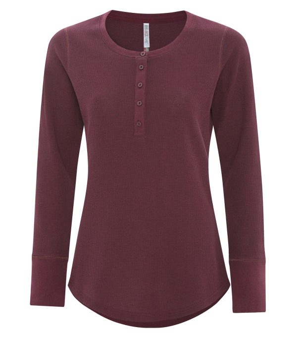 ATC™ ESACTIVE® VINTAGE THERMAL LONG SLEEVE LADIES' HENLEY