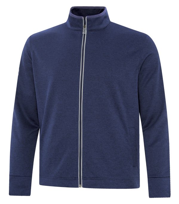 CALLAWAY WAFFLE FLEECE FULL ZIP JACKET