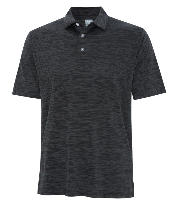 CALLAWAY BROKEN STRIPE TEXTURE POLO