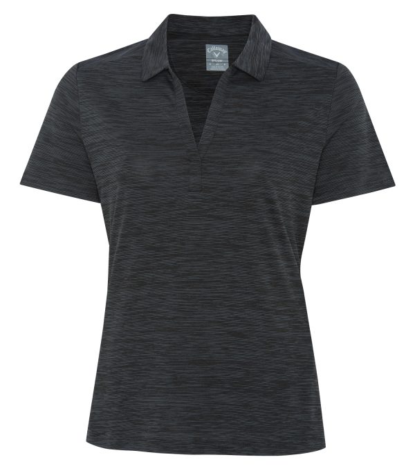 CALLAWAY BROKEN STRIPE TEXTURE LADIES' POLO
