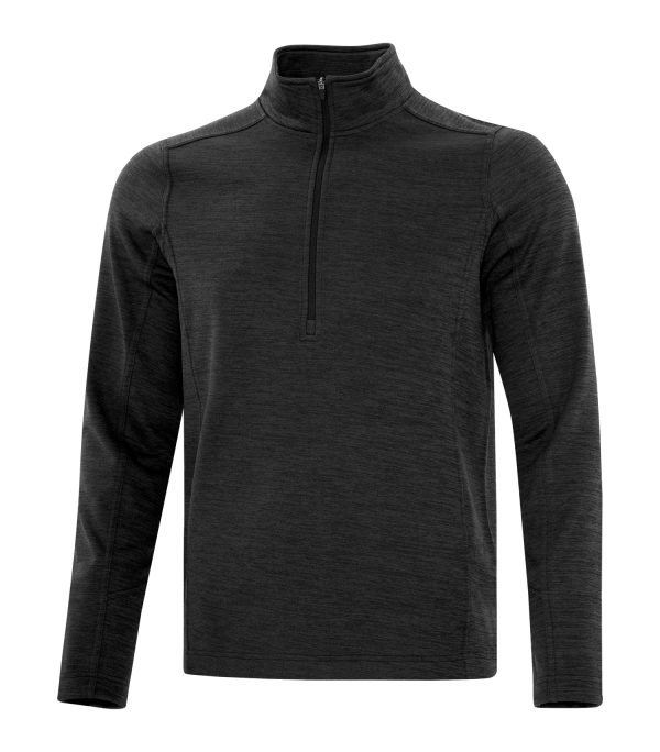 ATC™ DYNAMIC HEATHER FLEECE 1/2 ZIP SWEATSHIRT