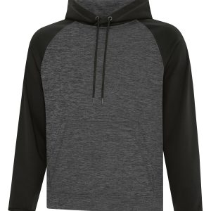 ATC™ DYNAMIC HEATHER FLEECE TWO TONE HOODED SWEATSHIRT
