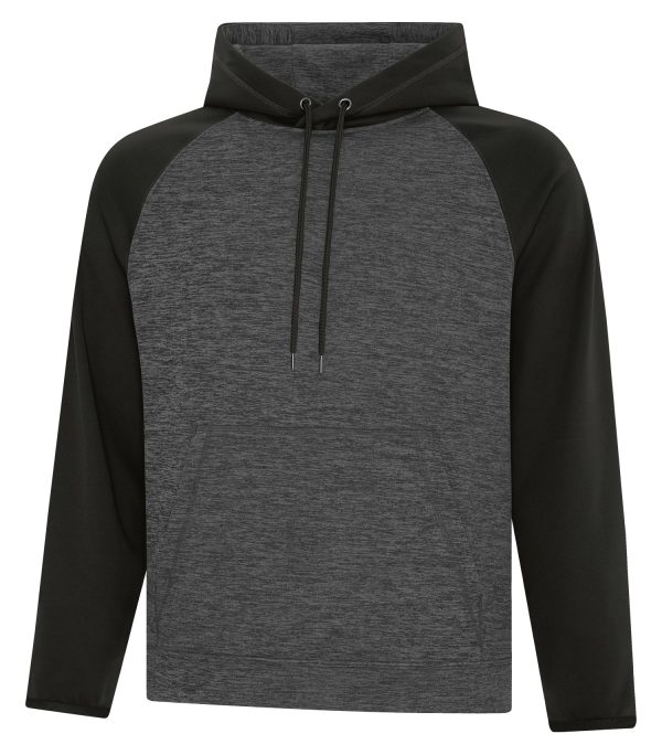 ATC™ DYNAMIC HEATHER FLEECE TWO TONE HOODED SWEATSHIRT