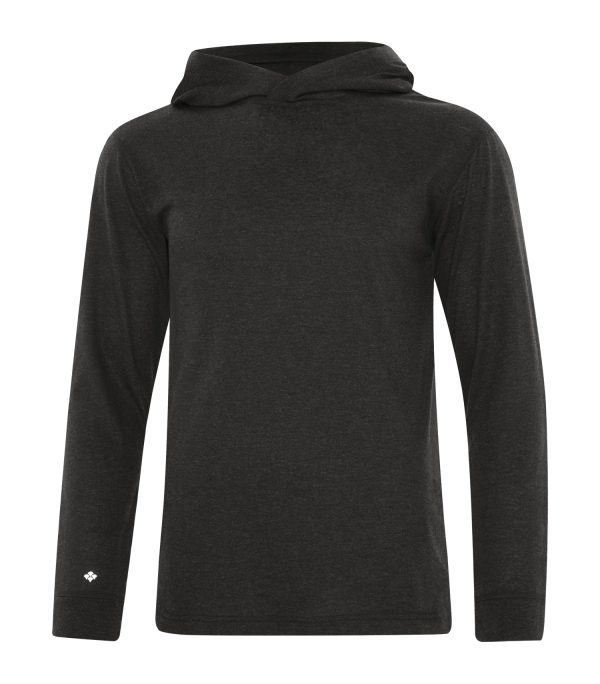 KOI® TRIBLEND LONG SLEEVE HOODED TEE