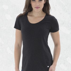 KOI® TRIBLEND SCOOP NECK RELAXED LADIES' TEE