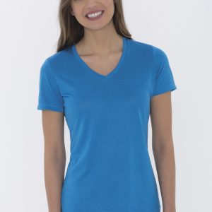 ATC™ PRO TEAM HEATHER ProFORMANCE V-NECK LADIES' TEE