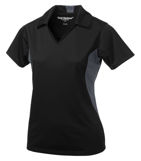 COAL HARBOUR® SNAG RESISTANT COLOUR BLOCK LADIES' SPORT SHIRT