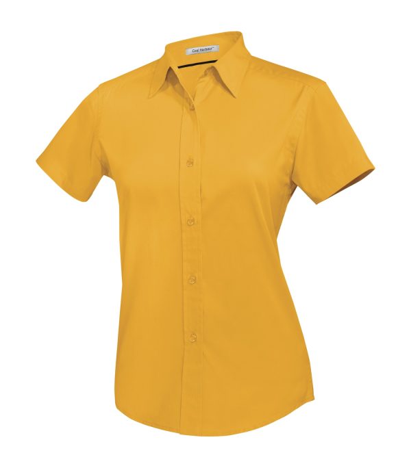 COAL HARBOUR® EASY CARE BLEND SHORT SLEEVE WOVEN LADIES' SHIRT