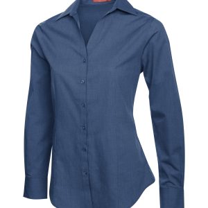 COAL HARBOUR® TEXTURED CROSSHATCH WOVEN LADIES' SHIRT