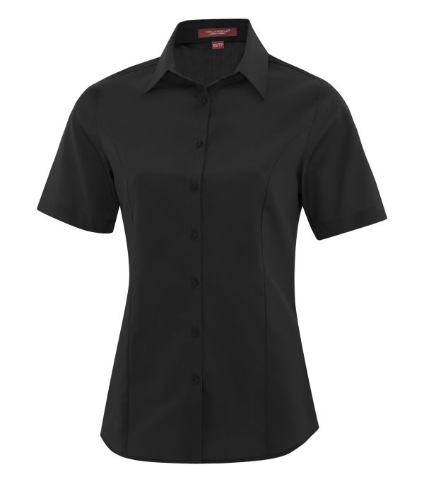 COAL HARBOUR® EVERYDAY SHORT SLEEVE WOVEN LADIES' SHIRT