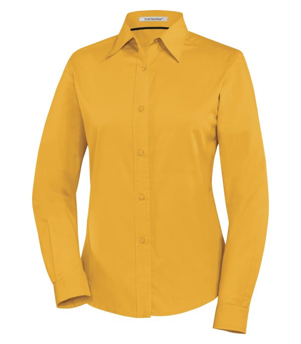 COAL HARBOUR® EASY CARE BLEND LONG SLEEVE WOVEN LADIES' SHIRT