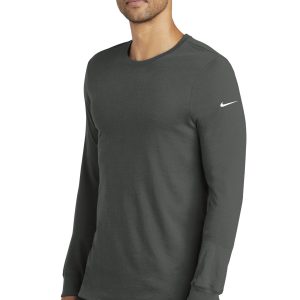 NIKE Dri-FIT COTTON/POLY LONG SLEEVE TEE