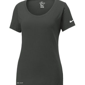 NIKE Dri-FIT COTTON/POLY SCOOP NECK LADIES' TEE