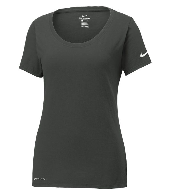 NIKE Dri-FIT COTTON/POLY SCOOP NECK LADIES' TEE